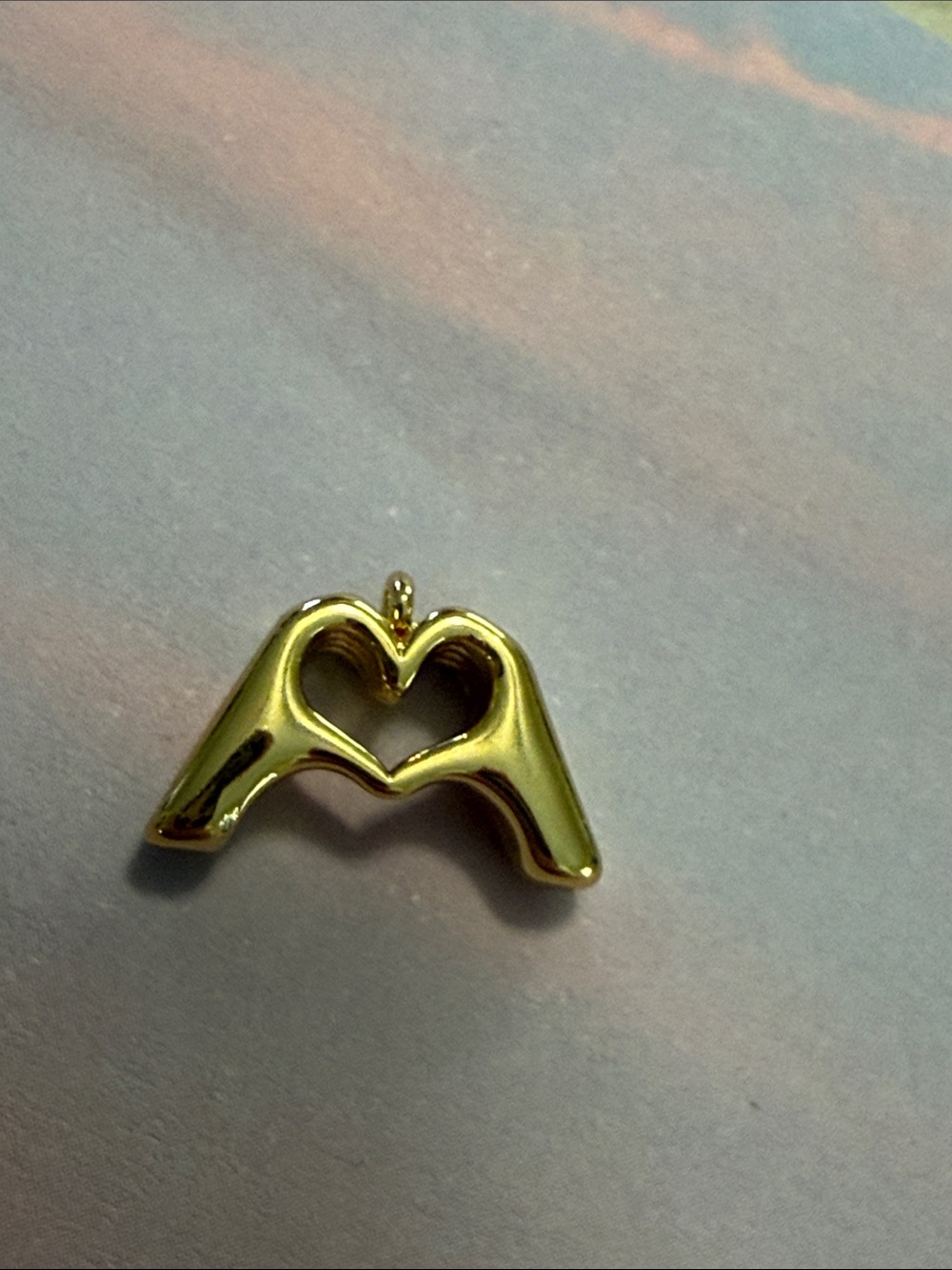 Swiftie Hand Heart Gold Pendant Taylor Swift Fearless The Eras Tour Necklace